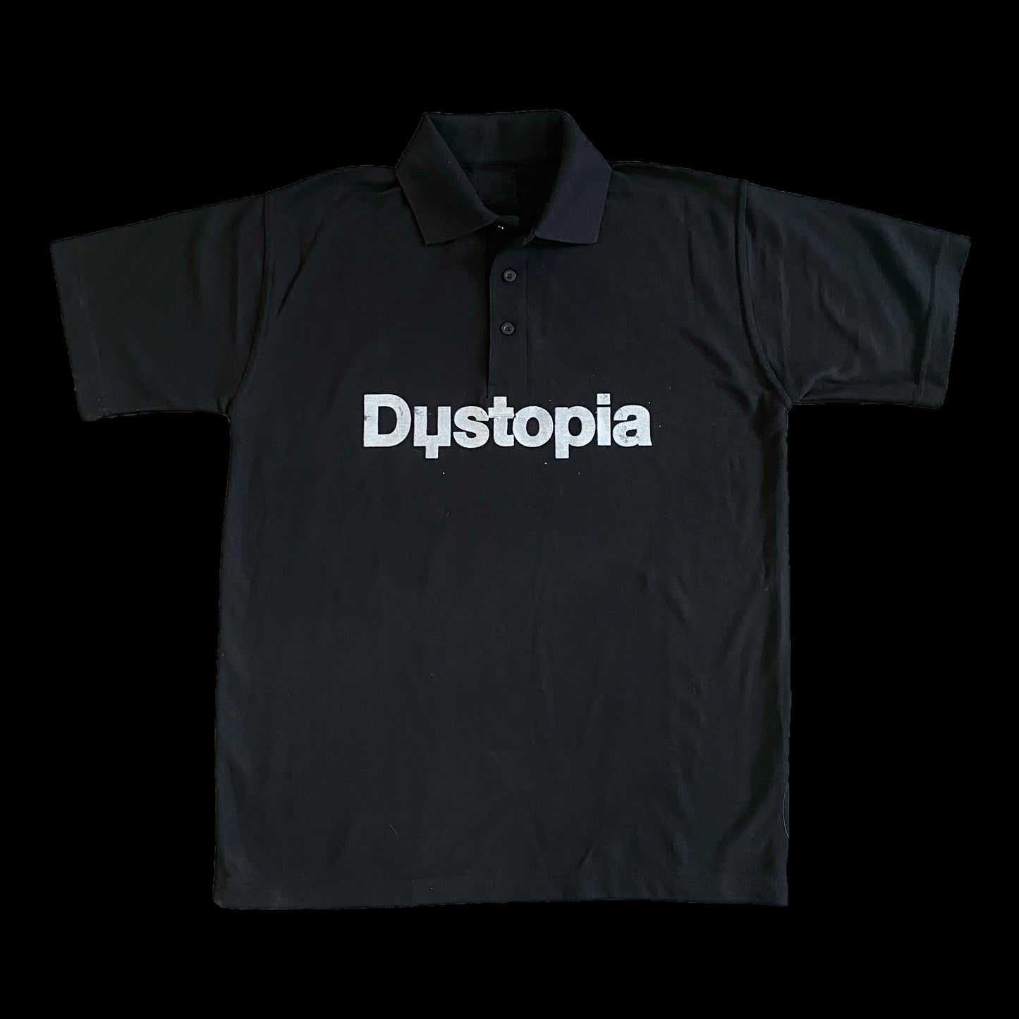 BLACK DYSTOPIA POLO